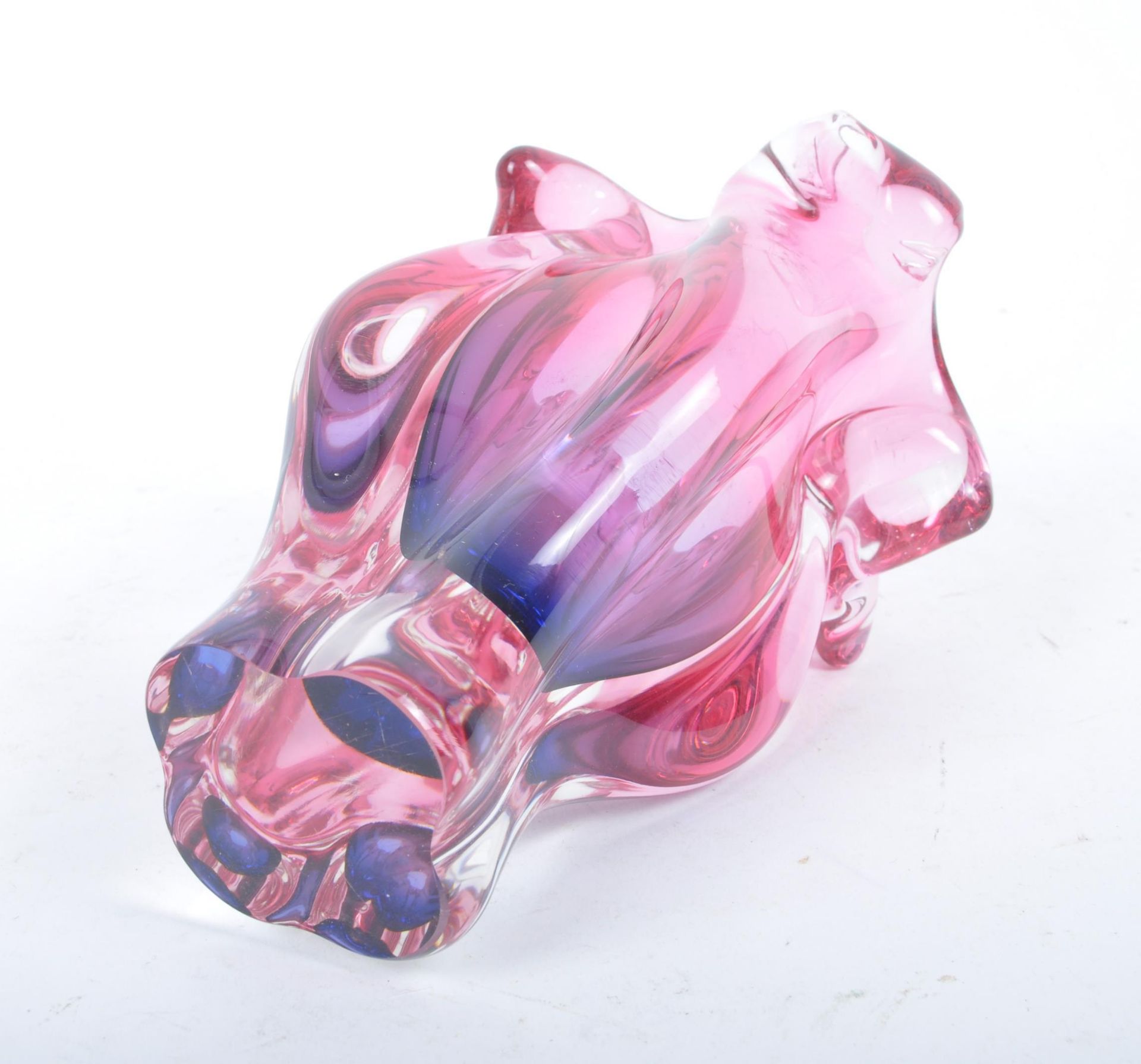 JOSEF HOSPODKA FOR CHRIBSKA SKLO UNION - GLASS VASE - Image 4 of 7