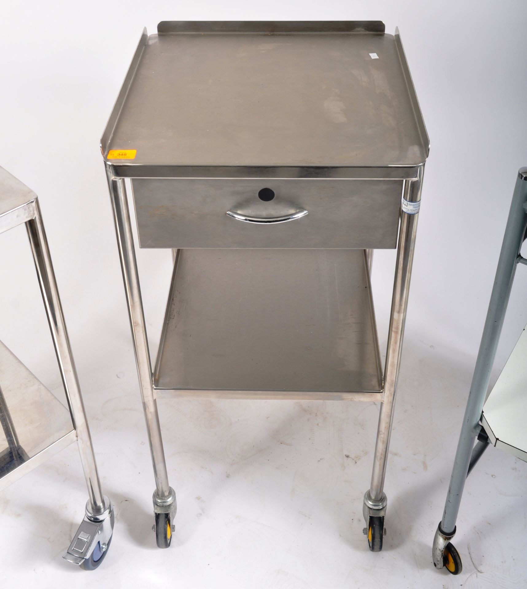 SELECTION OF CONTEMPORARY MEDICAL TWO TIER TROLLEYS - Image 6 of 12