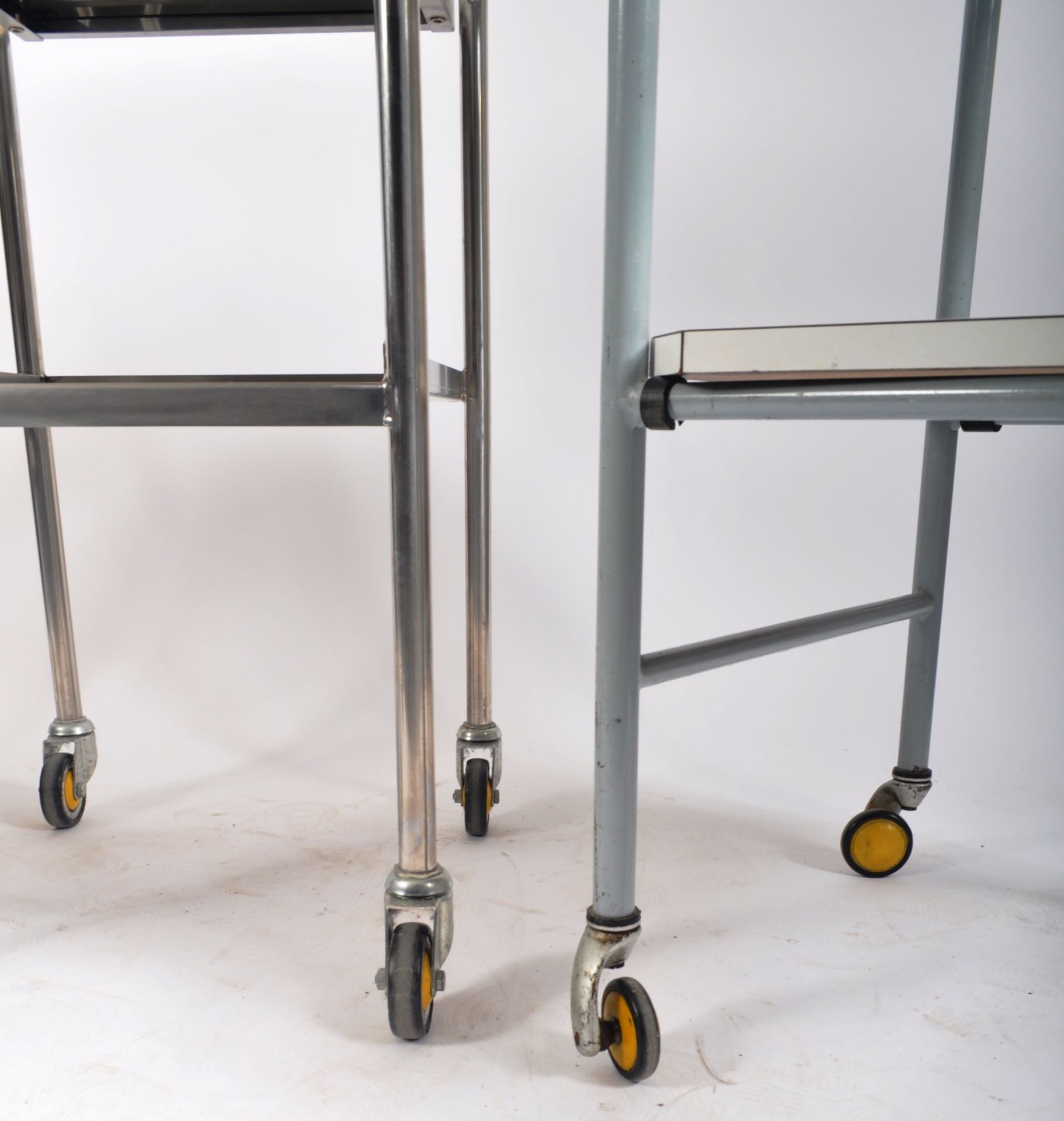 SELECTION OF CONTEMPORARY MEDICAL TWO TIER TROLLEYS - Image 9 of 12