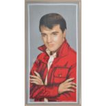 LARGE 20TH CENTURY 1980s ELVIS PRESLEY WALL HANGING