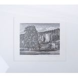 HOWARD PHIPPS (B. 1954) - 2019 - OLD WARDOUR CASTLE - ENGRAVING