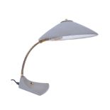 VINTAGE MID CENTURY DESK LAMP WITH UFO SHADE