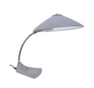 VINTAGE MID CENTURY DESK LAMP WITH UFO SHADE