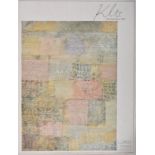 PAUL KLEE - 1980s MUSEUM ADVERTISING POSTER