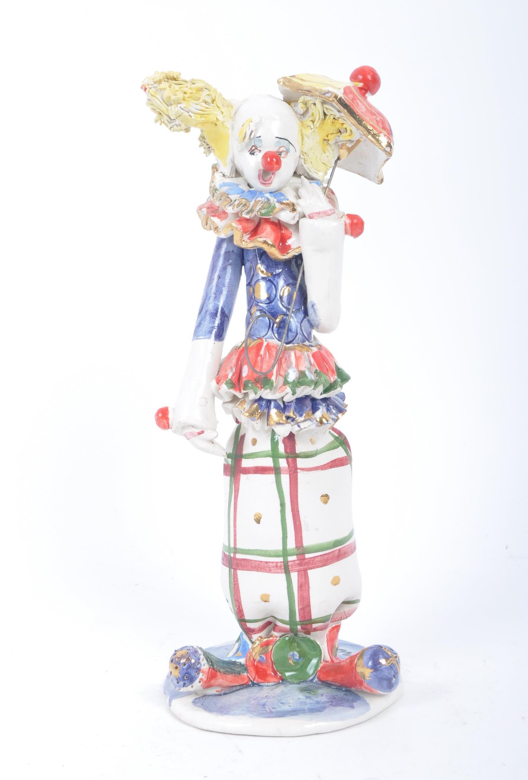 BELIEVED BASSANO ITALY VINTAGE PORCELAIN HAND PAINTED CLOWN