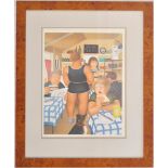 BERYL COOK - 'ELVIRA'S CAFE 1993' - SIGNED LIMITED EDITION PRINT