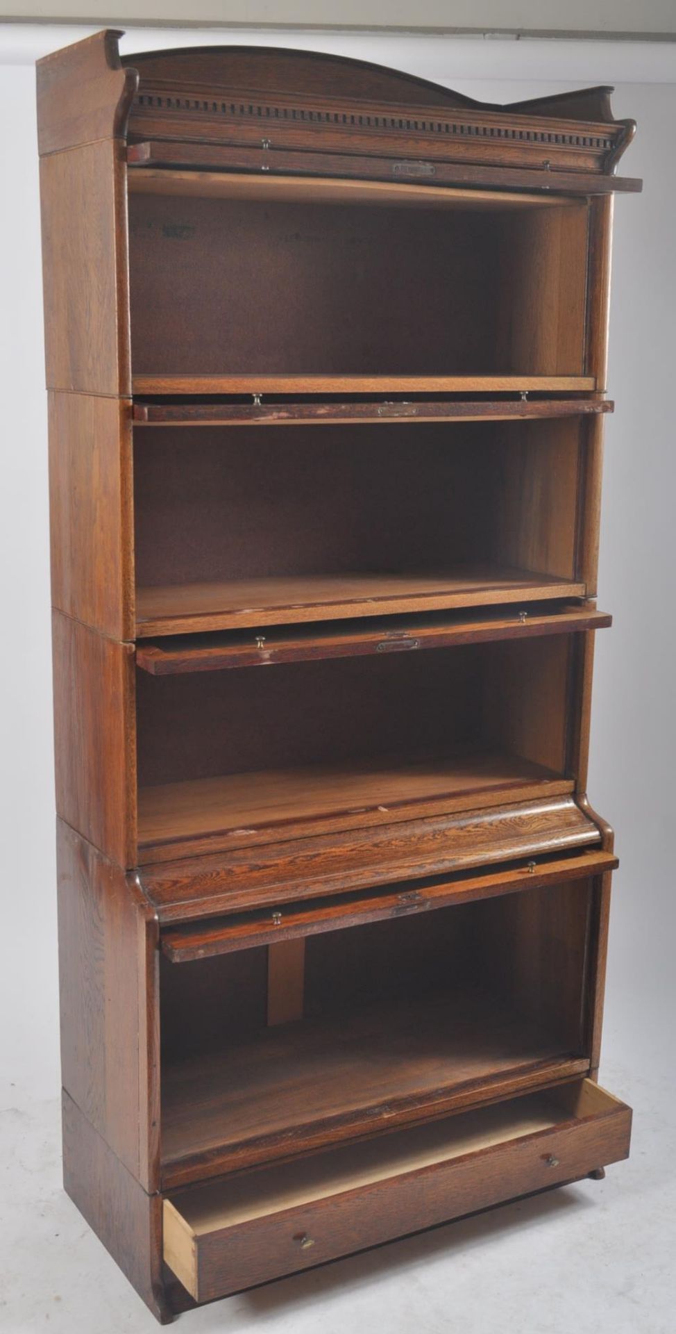 LEBUS FURNITURE - INDUSTRIAL FOUR SECTION LAWYERS BOOKCASE - Image 2 of 18