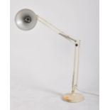 HERBERT TERRY - RETRO MID CENTURY ANGLEPOISE WHITE DESK LAMP