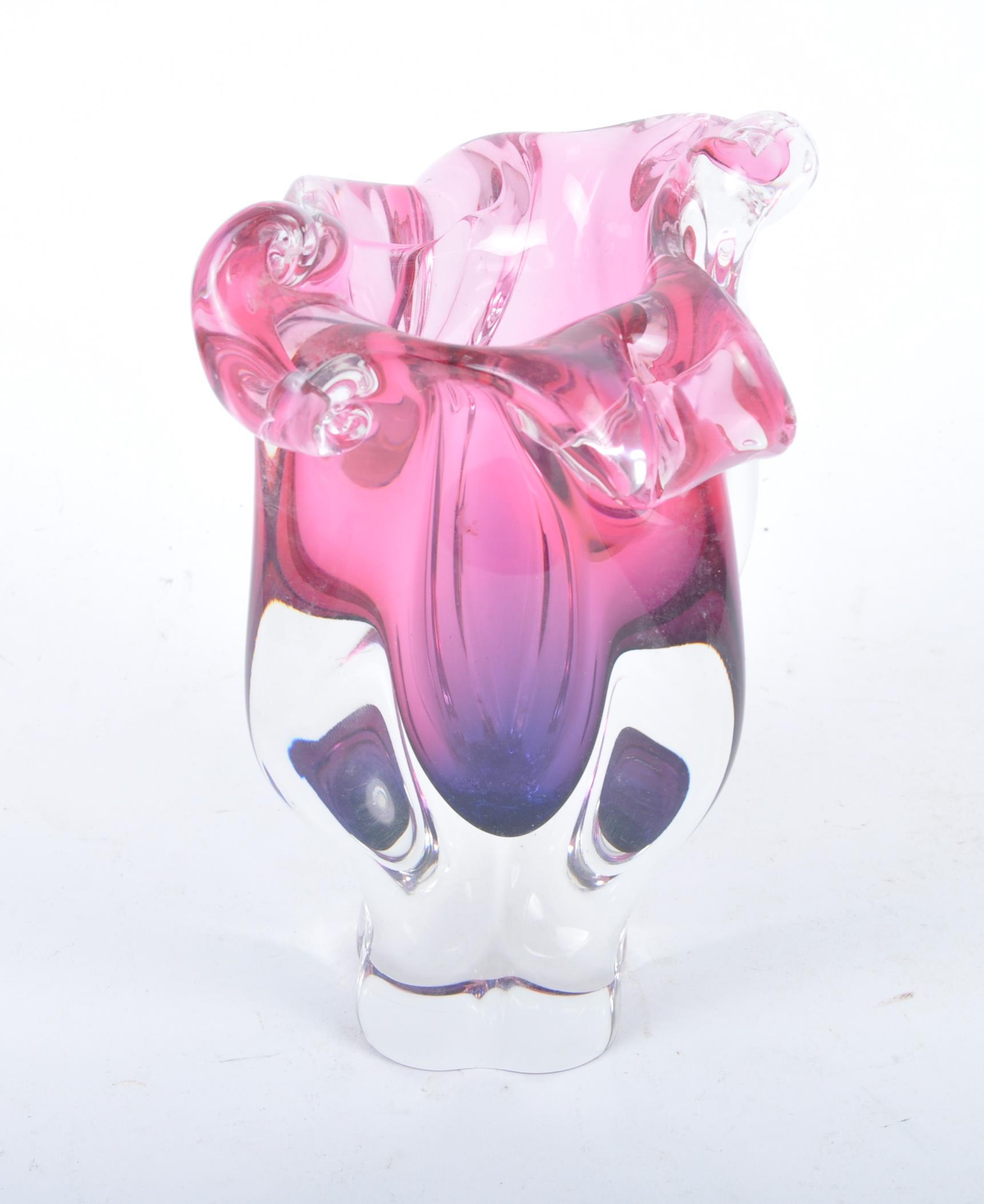 JOSEF HOSPODKA FOR CHRIBSKA SKLO UNION - GLASS VASE - Bild 2 aus 7