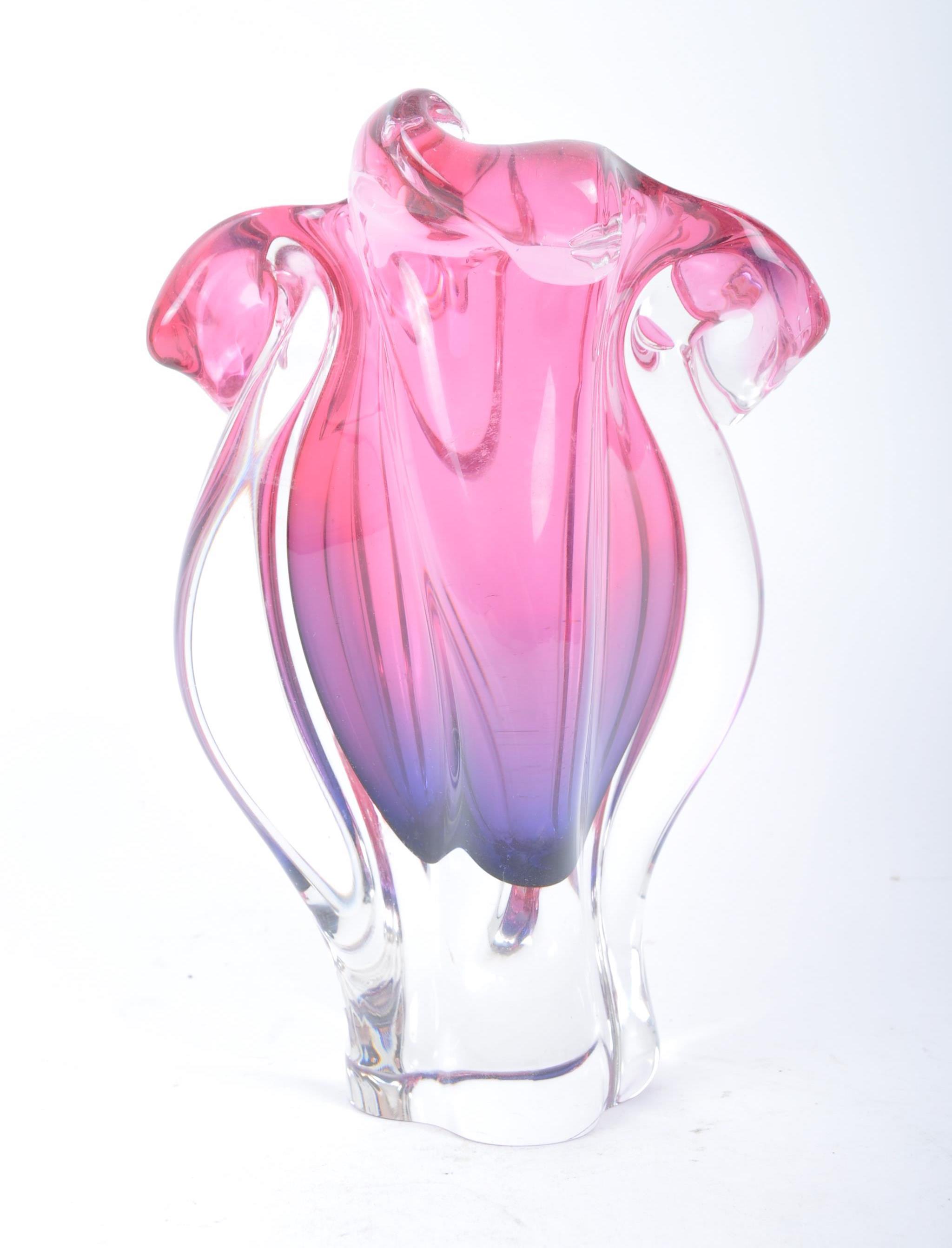 JOSEF HOSPODKA FOR CHRIBSKA SKLO UNION - GLASS VASE