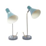 PAIR OF RETRO MID CENTURY 1950S HISCOCK, APPLEBY & CO DESK LAMPS