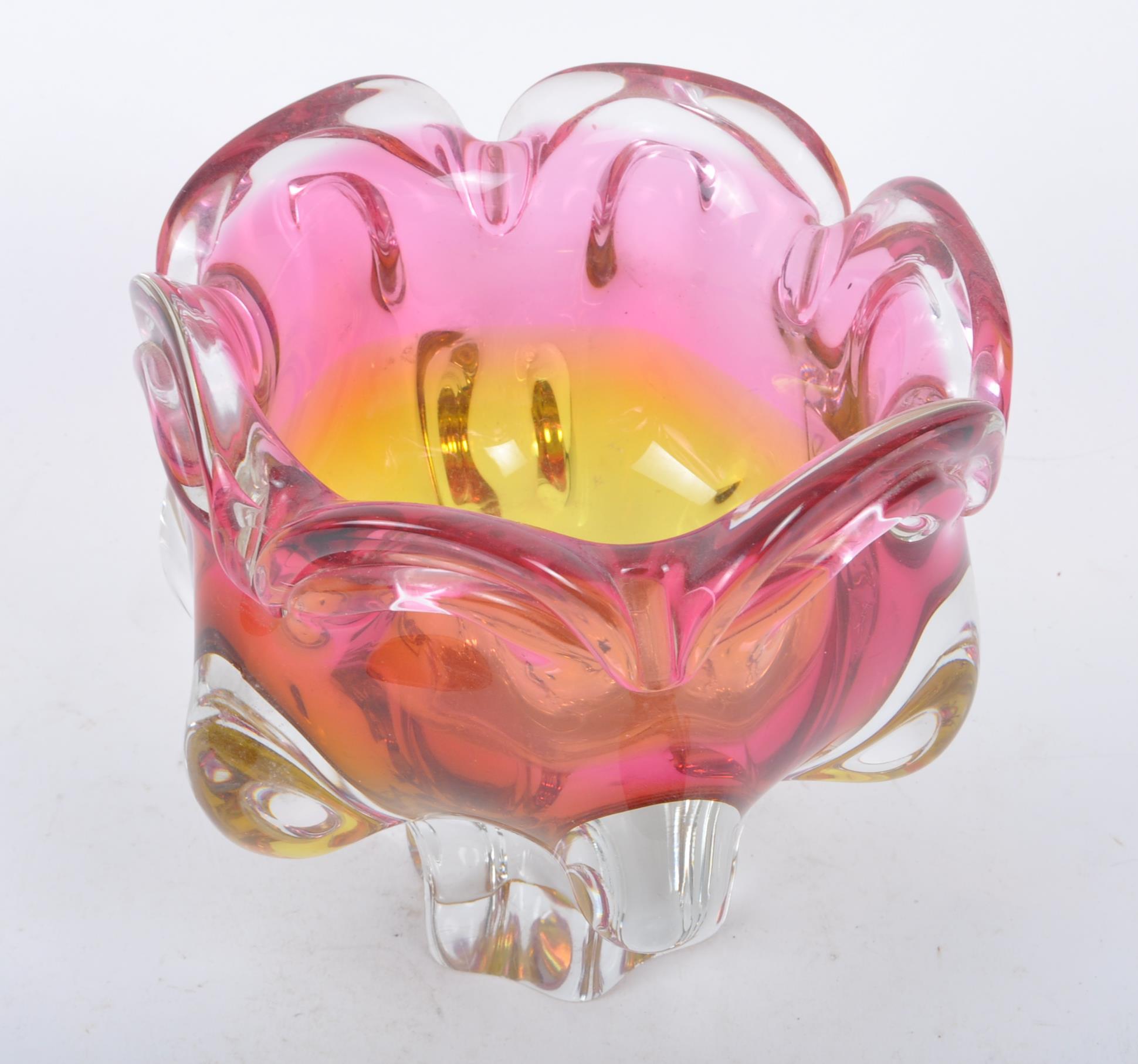 JOSEF HOSPODKA FOR CHRIBSKA - STUDIO ART GLASS VASE - Bild 2 aus 6