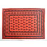 RETRO VINTAGE 1960S HAND WOVEN TURKISH INSPIRED WALL TAPESTRY