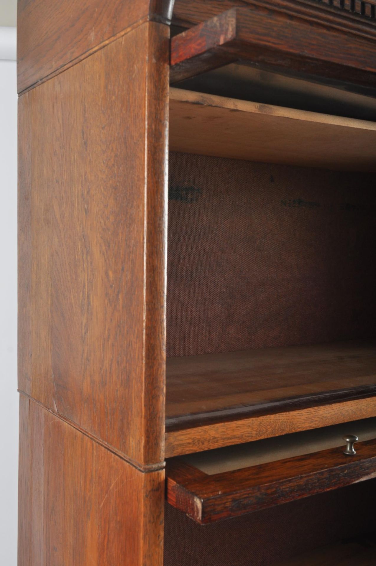 LEBUS FURNITURE - INDUSTRIAL FOUR SECTION LAWYERS BOOKCASE - Image 3 of 18