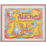 ALICE IN WONDERLAND - VINTAGE 1970s PRINT IN COLOURS