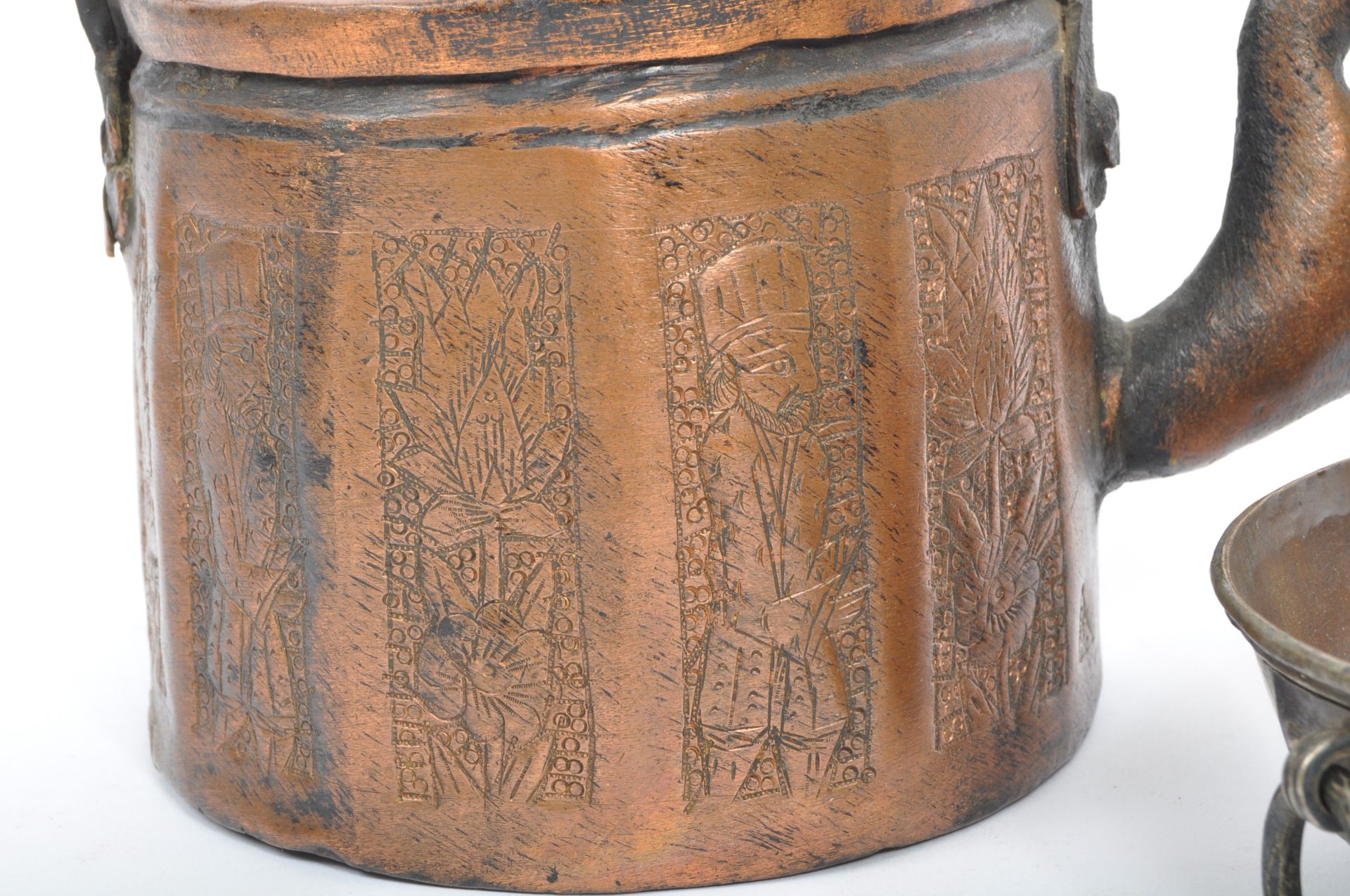 COLLECTION 19TH CENTURY COPPER - AFGHAN - INDIAN - MOROCCAN - Image 4 of 5