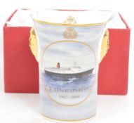 CUNARD A LIMITED EDITION FINE BONE CHINA MUG / BEAKER