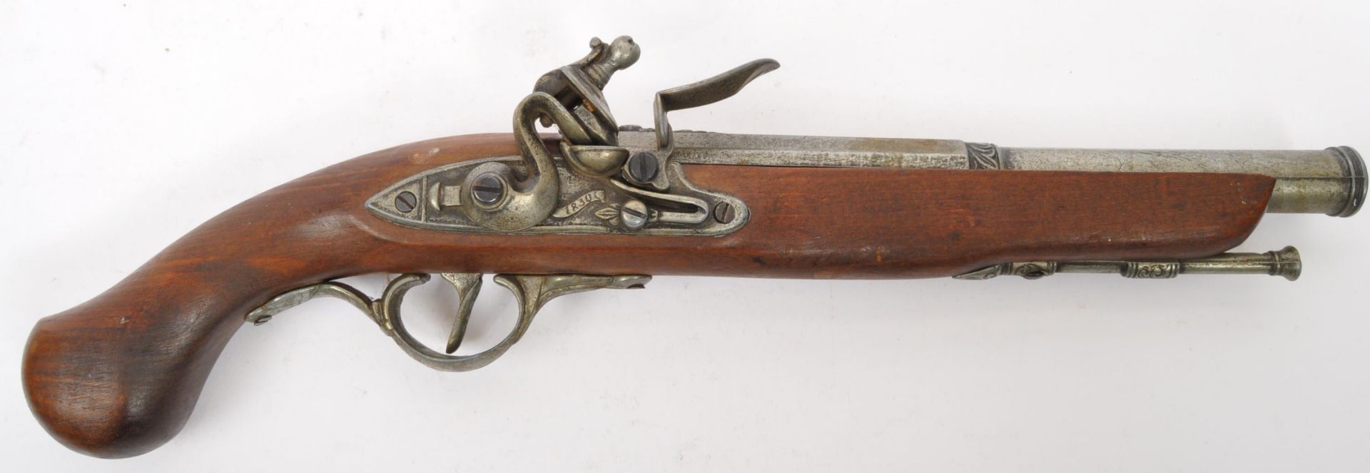 PAIR OF 18TH CENURY REPLICA FLINTLOCK PISTOLS - Bild 2 aus 5