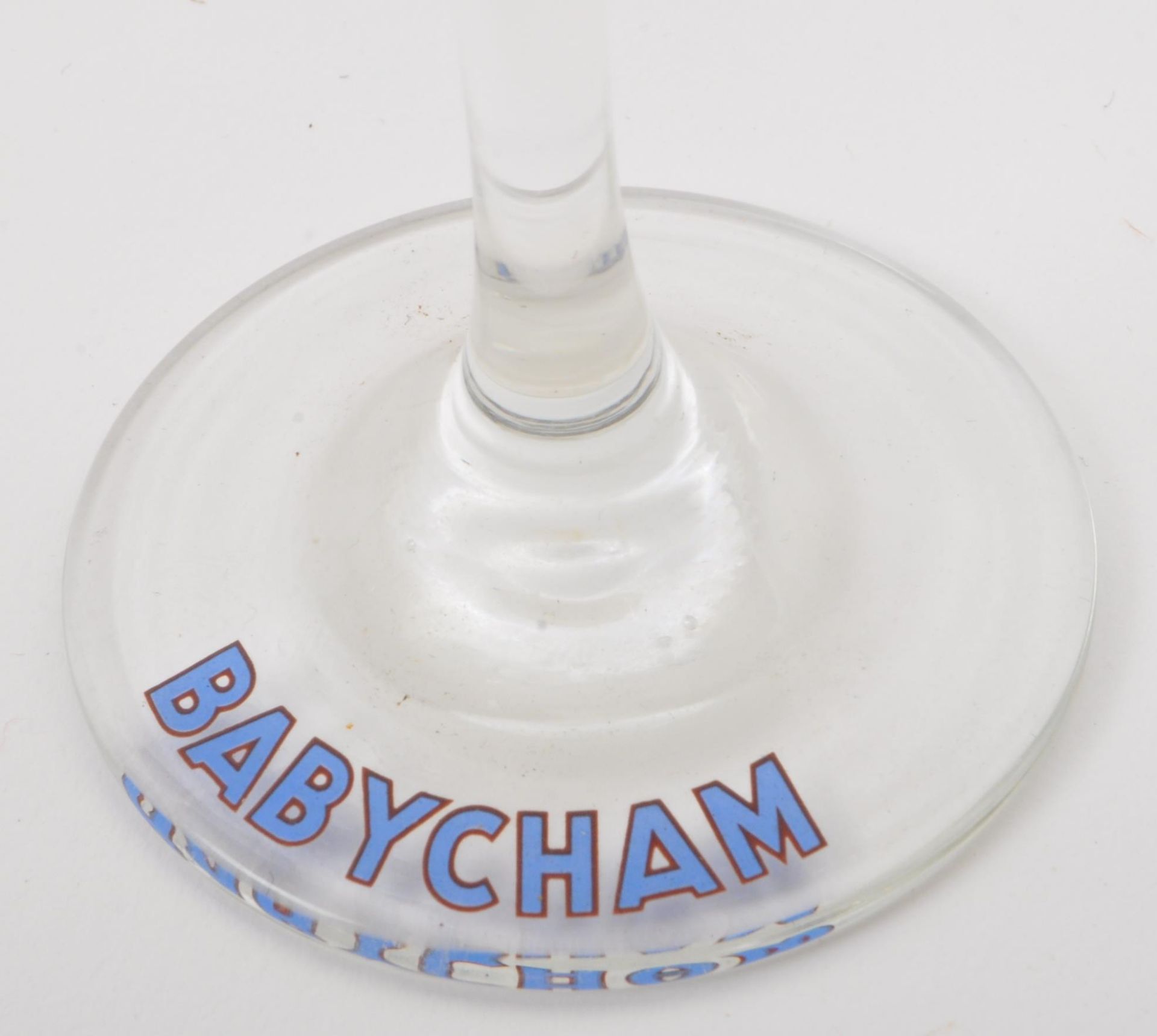 NINE VINTAGE BABYCHAM COCKTAIL COUPE GLASSES - Image 5 of 5