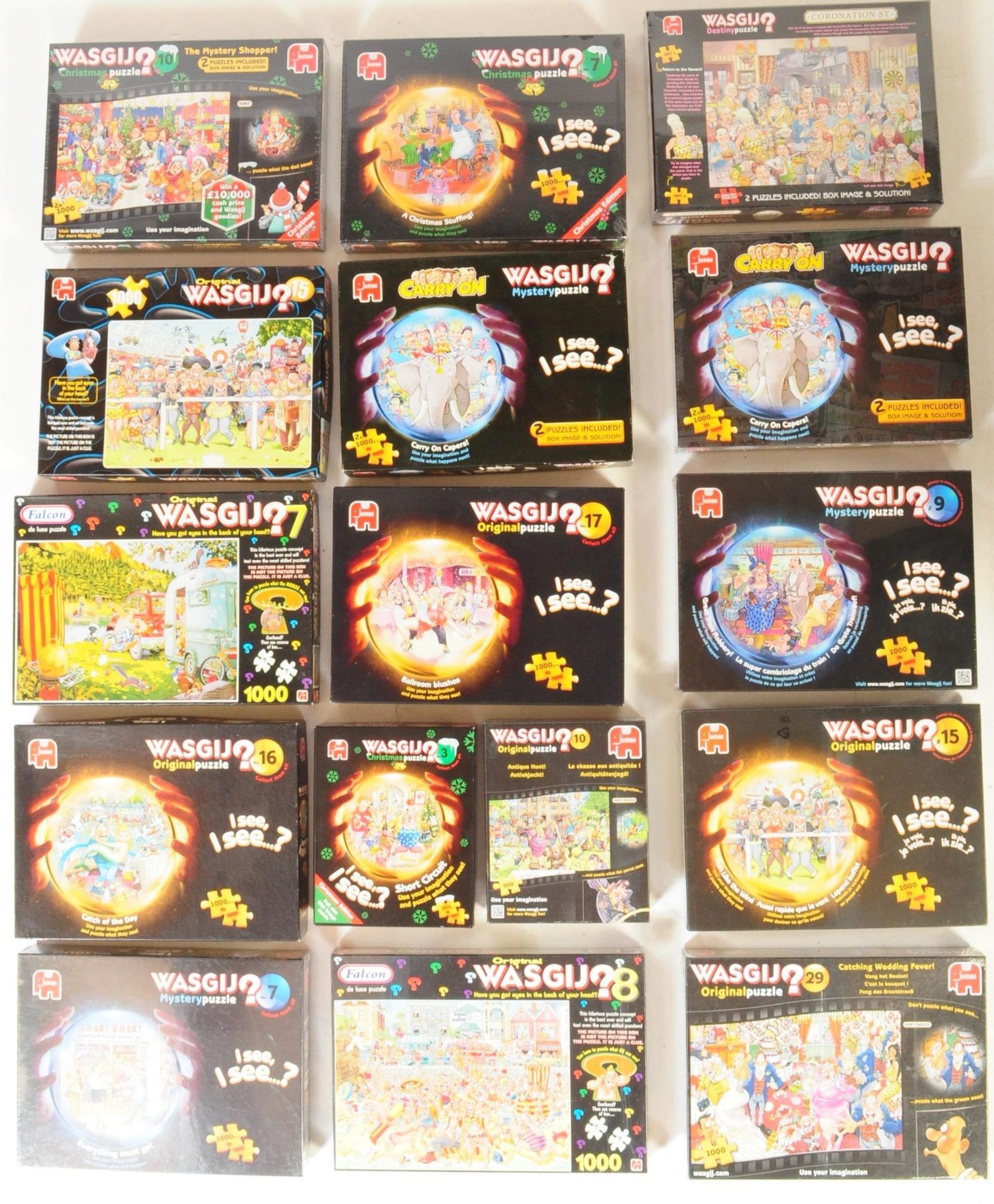 LARGE COLLECTION OF NOS & UNDEALED FALCON & JUMBO JIGSAWS