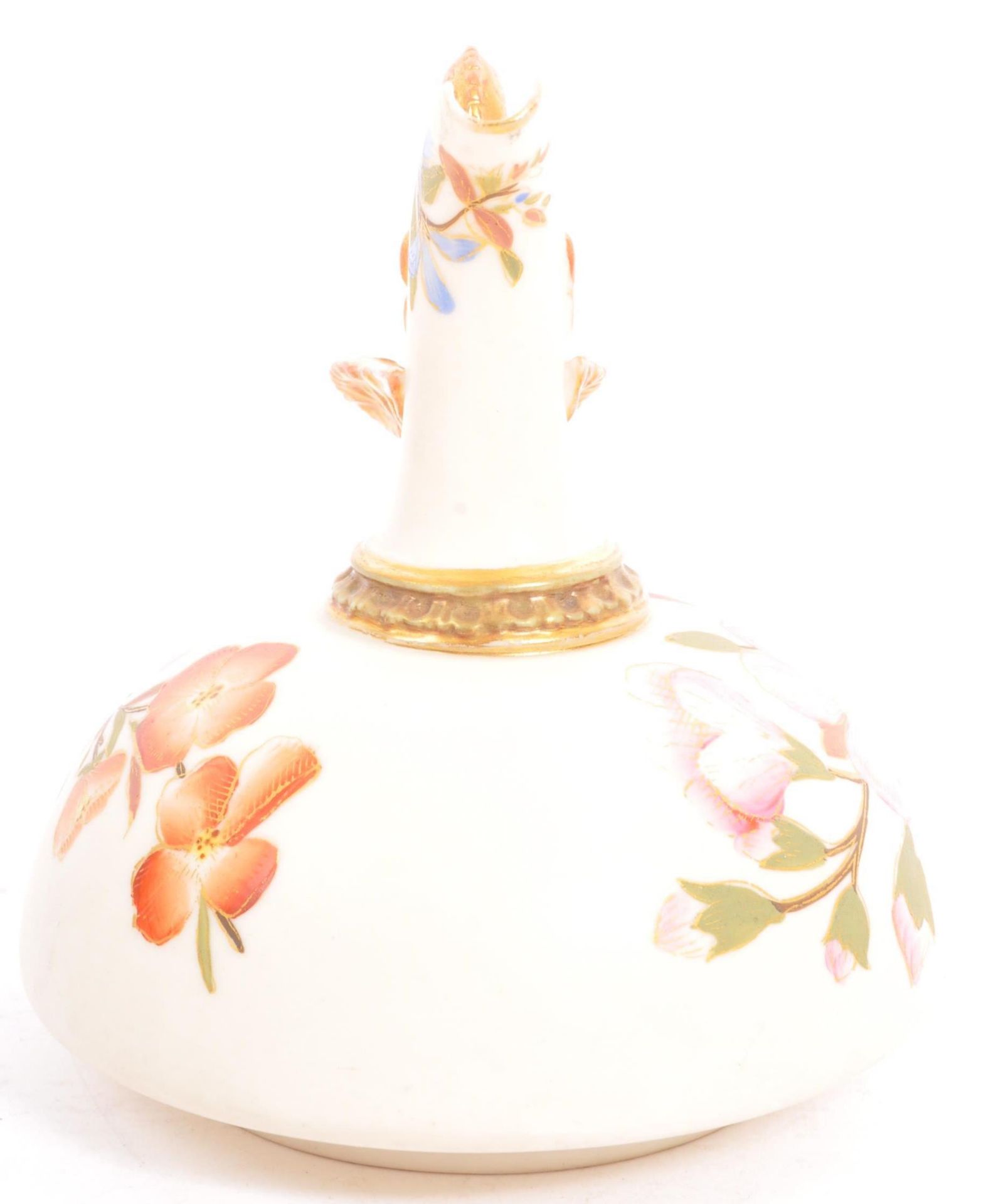 19TH CENTURY ROYAL WORCESTER HAND PAINTED JUG - Image 4 of 6
