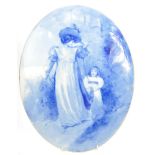 ROYAL DOULTON BURSLEM FLOW WARE WALL PLATE