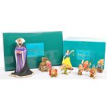 CLASSICS WALT DISNEY COLLECTIONS - TEN PORCELAIN FIGURES