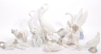 COLLECTION OF VINTAGE NAO PORCELAIN FIGURES - ANIMALS