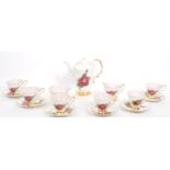 VINTAGE PARAGON SIX FAMOUS ROSES PART TEA SERVICE