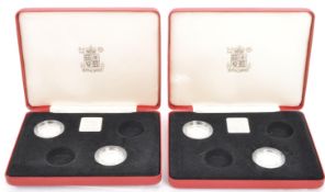 ROYAL MINT - TWO PART COMPLETE SETS OF SILVER PROOF COINS