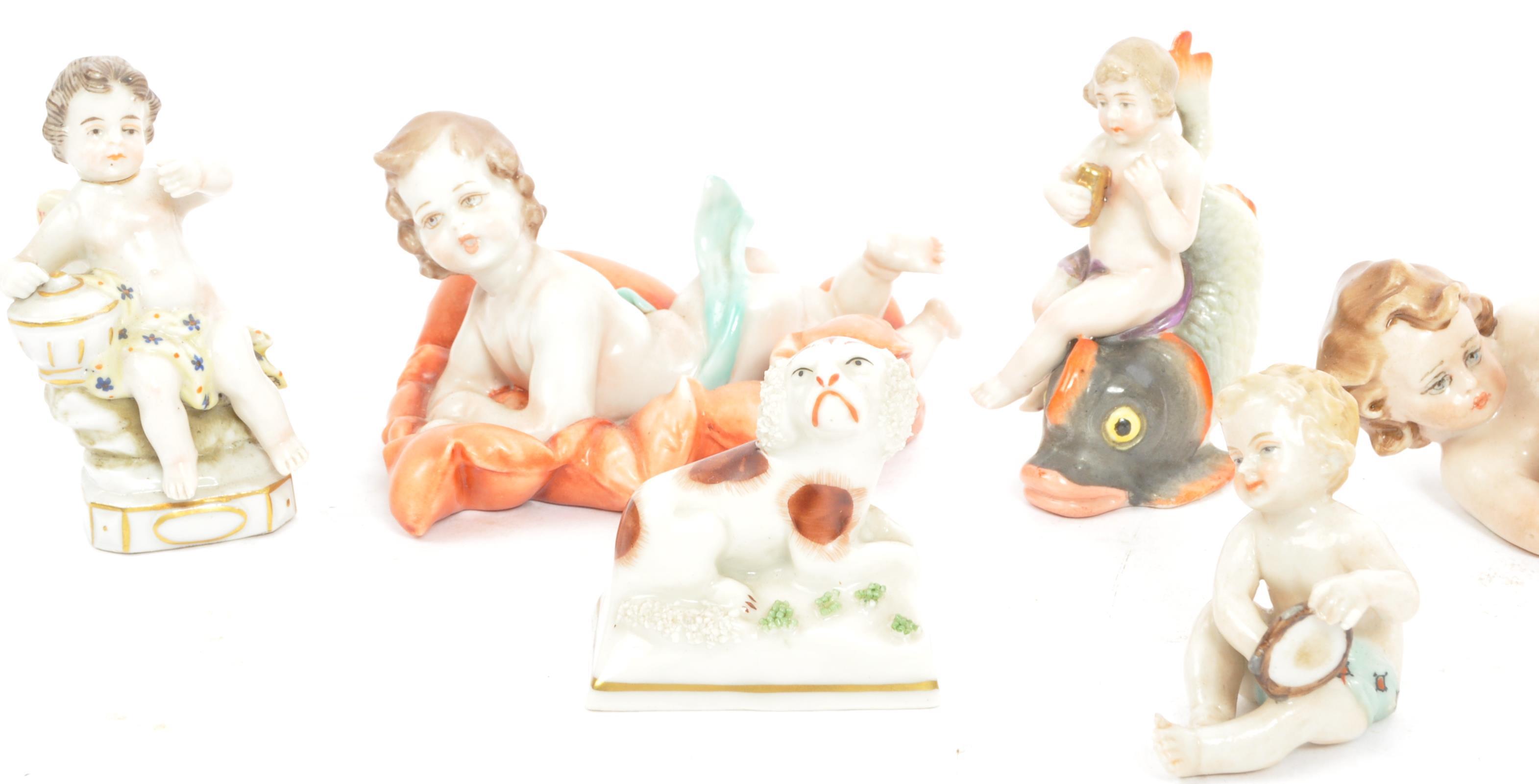 SEVEN 20TH CENTURY CAPODIMONTE NAPLES FIGURINES - Bild 3 aus 6