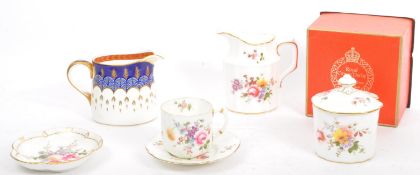 A COLLECTION OF ROYAL CROWN DERBY POSIES PORCELAIN ITEMS