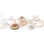 COLLECTION OF ROYAL ALBERT TRIOS AND SPODE - WORCESTER