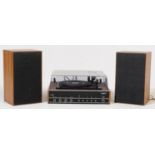 1970'S MARCONIPHONE UNIT 3 STEREO HI-FI SYSTEM & SPEAKERS