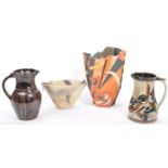 FOUR PIECES OF 20TH CENTURY STUDIO POTTERY - LOMAS - DARKINS