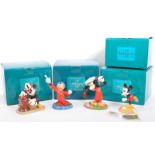 CLASSICS WALT DISNEY COLLECTIONS - FOUR PORCELAIN FIGURES