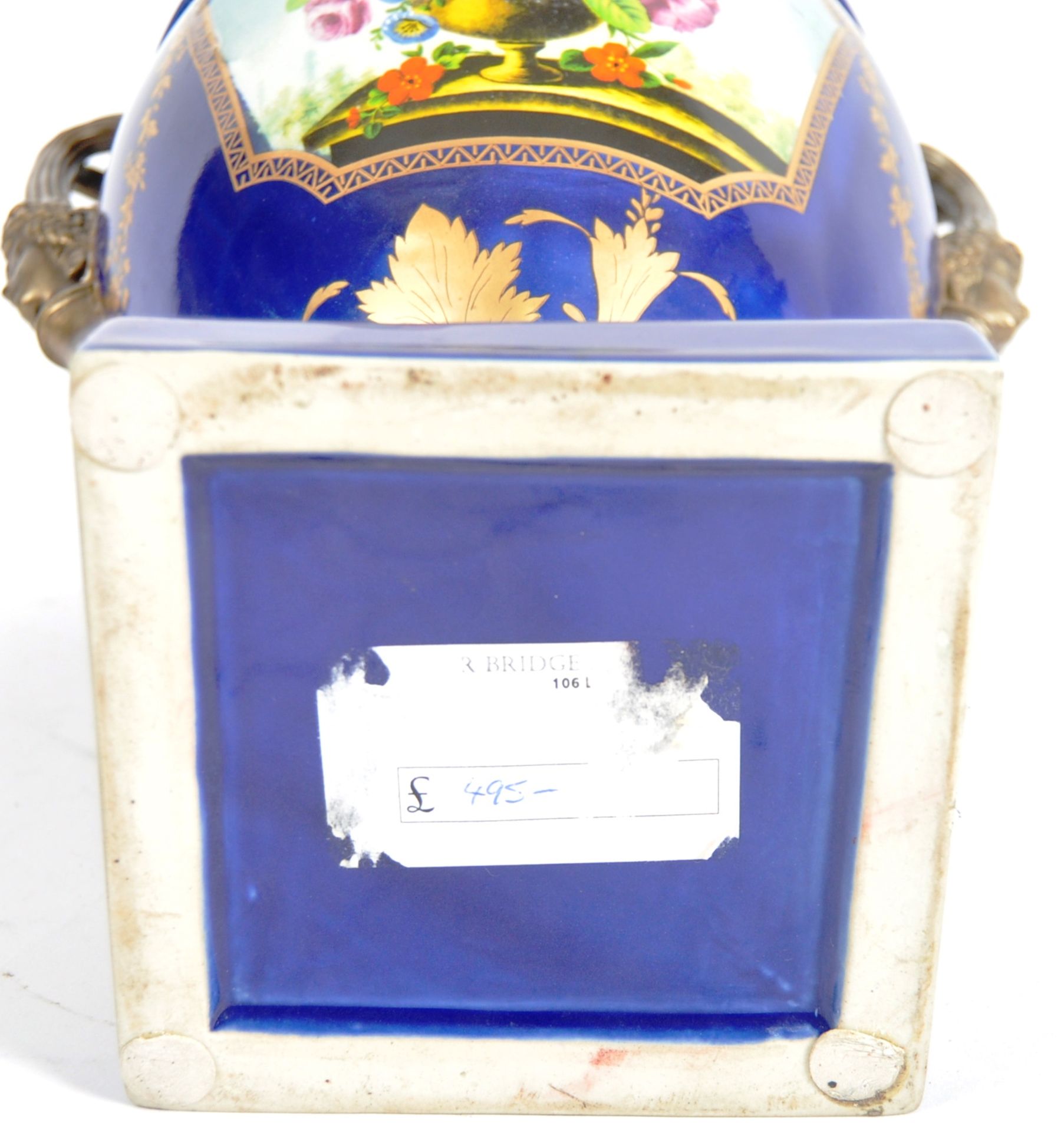 EARLY 20TH CENTURY PORCELAIN LIDDED URN - Image 11 of 11