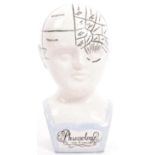 VICTORIAN MANNER PHRENOLOGY HEAD