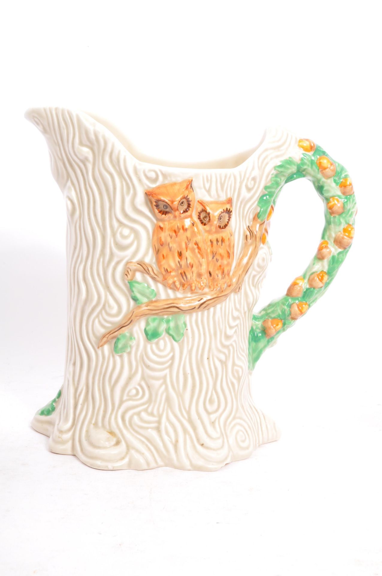 PAIR OF ROYAL DOULTON TOBY JUGS WITH CLARICE CLIFF JUG - Image 3 of 5