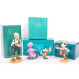 CLASSICS WALT DISNEY COLLECTIONS - FOUR PORCELAIN FIGURES