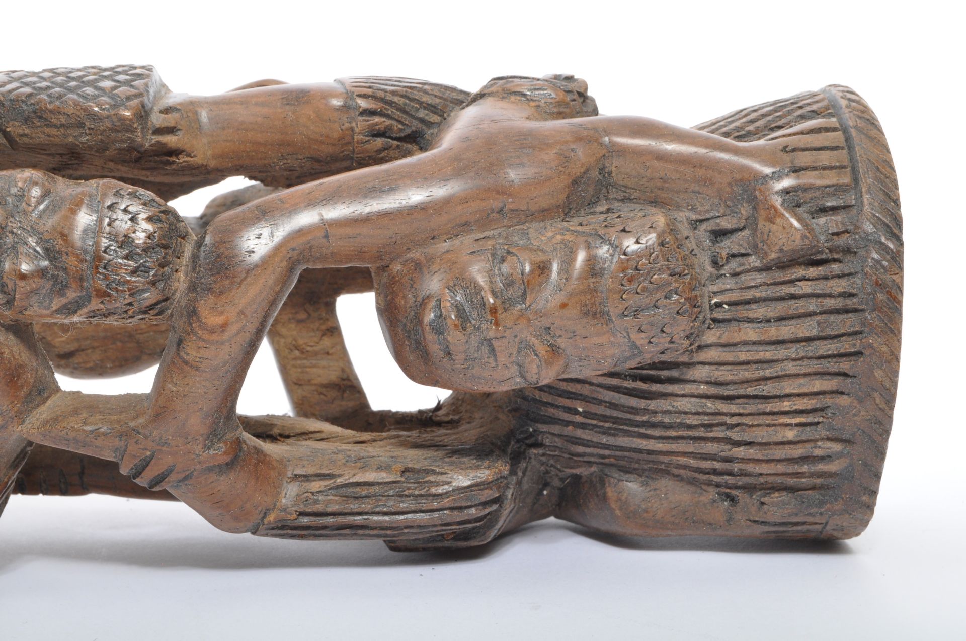 COLLECTION OF 20TH CENTURY AFRICAN & ASIAN CARVED FIGURES - Image 3 of 9