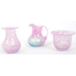 THREE PIECES KOSTA BODA ULRICA HYDMAN VALLIEN GLASS