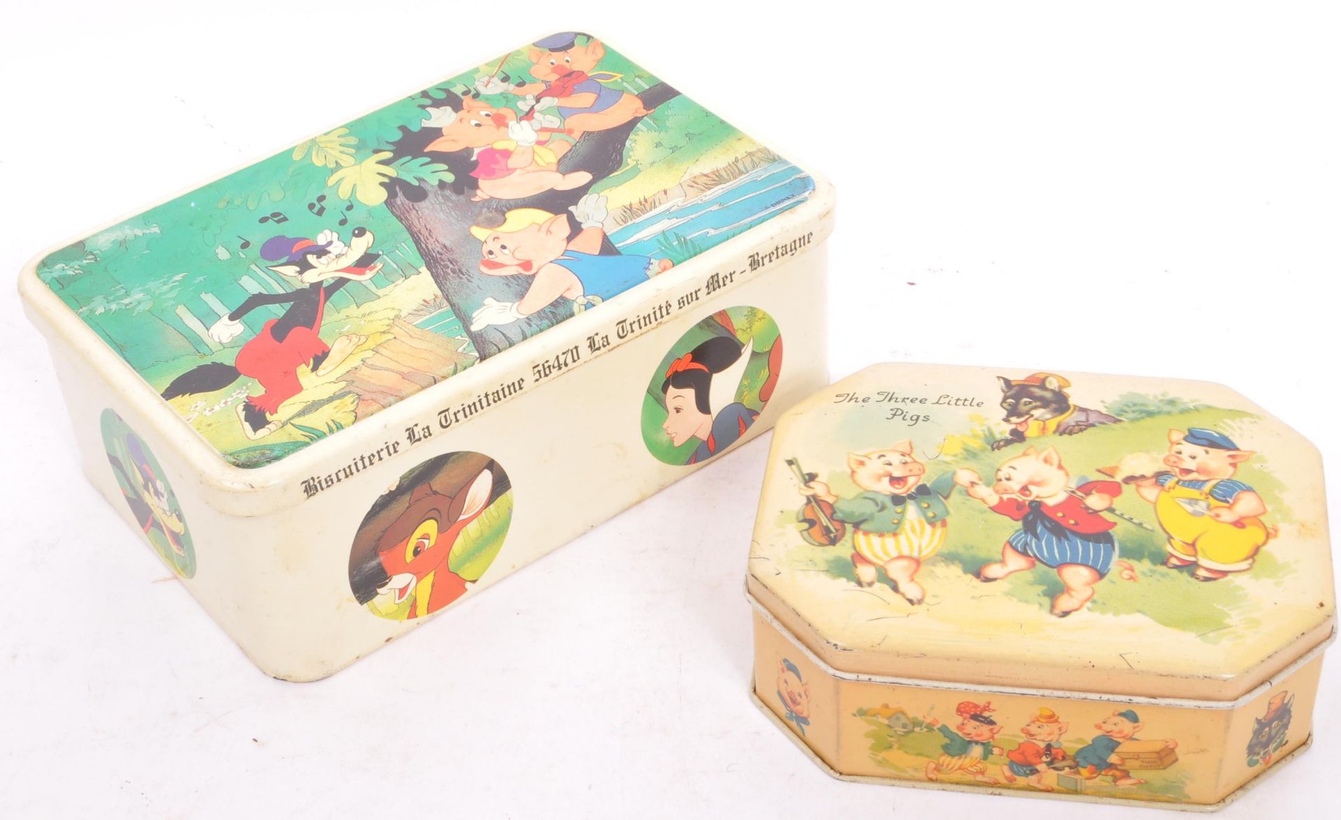 ASSORTMENT OF VINTAGE ADVERTISMENT DISNEY TIN BOXES - Image 8 of 8