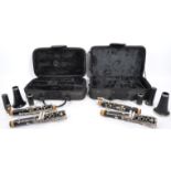 SELMER 'BUNDY' & LINDO CLARINETS IN HARD CASES