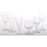 COLLECTION OF 19TH CENTURY DRINKING GLASSES