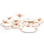 VINTAGE ROYAL ALBERT OLD COUNTRY ROSES 6 PIECE TEA SET