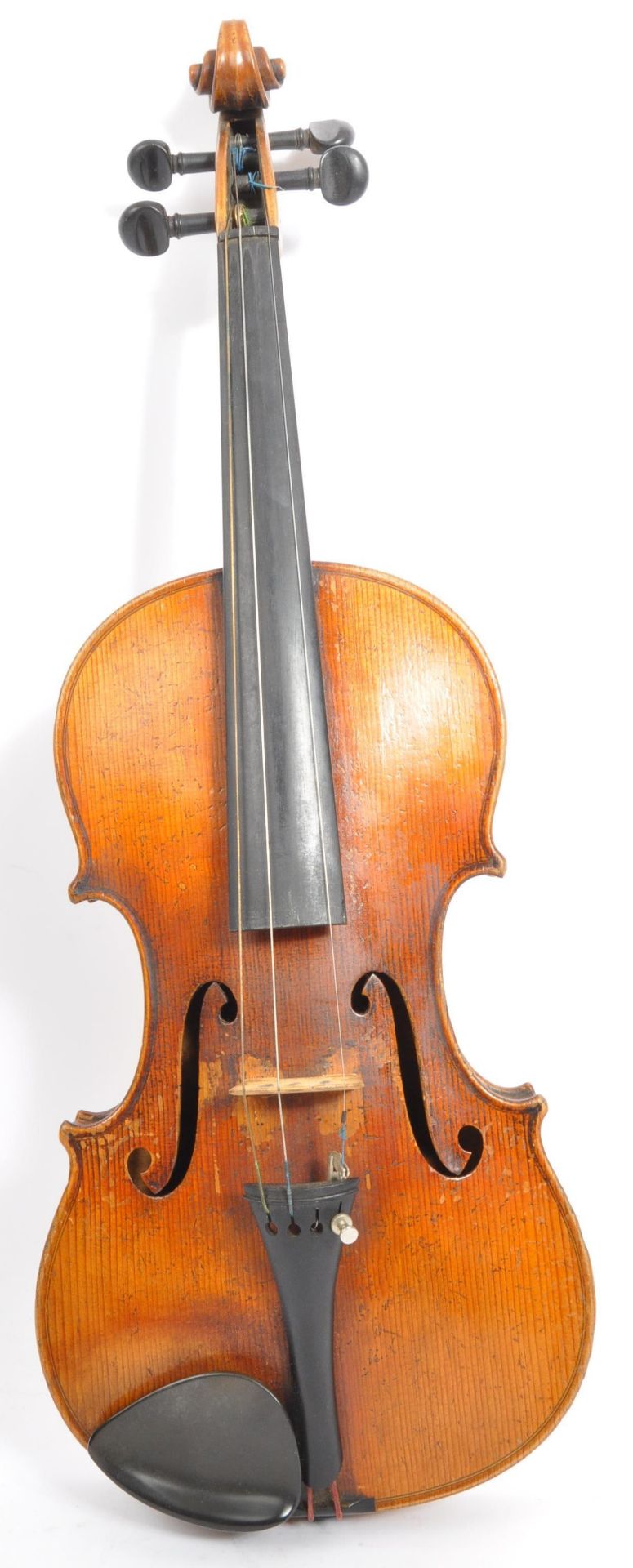 19TH CENTURY JOSEPH GUARNERIUS VIOLIN WITH BOW - Bild 2 aus 7