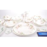 WEDGWOOD APPLE BLOSSOM BONE CHINA DINNER SERVICE