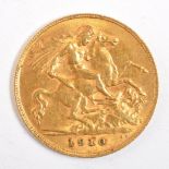 EDWARD VII 1910 22CT GOLD HALF SOVEREIGN COIN