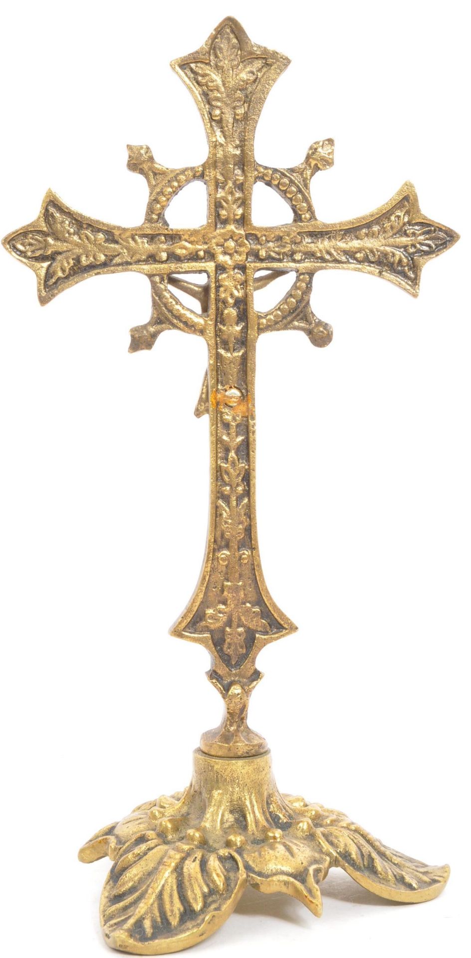 VINTAGE 20TH CENTURY METAL ECCLESIASTIC CRUCIFIX - Image 2 of 5